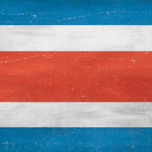 Costa Rican Flag Distressed MacBook Skins